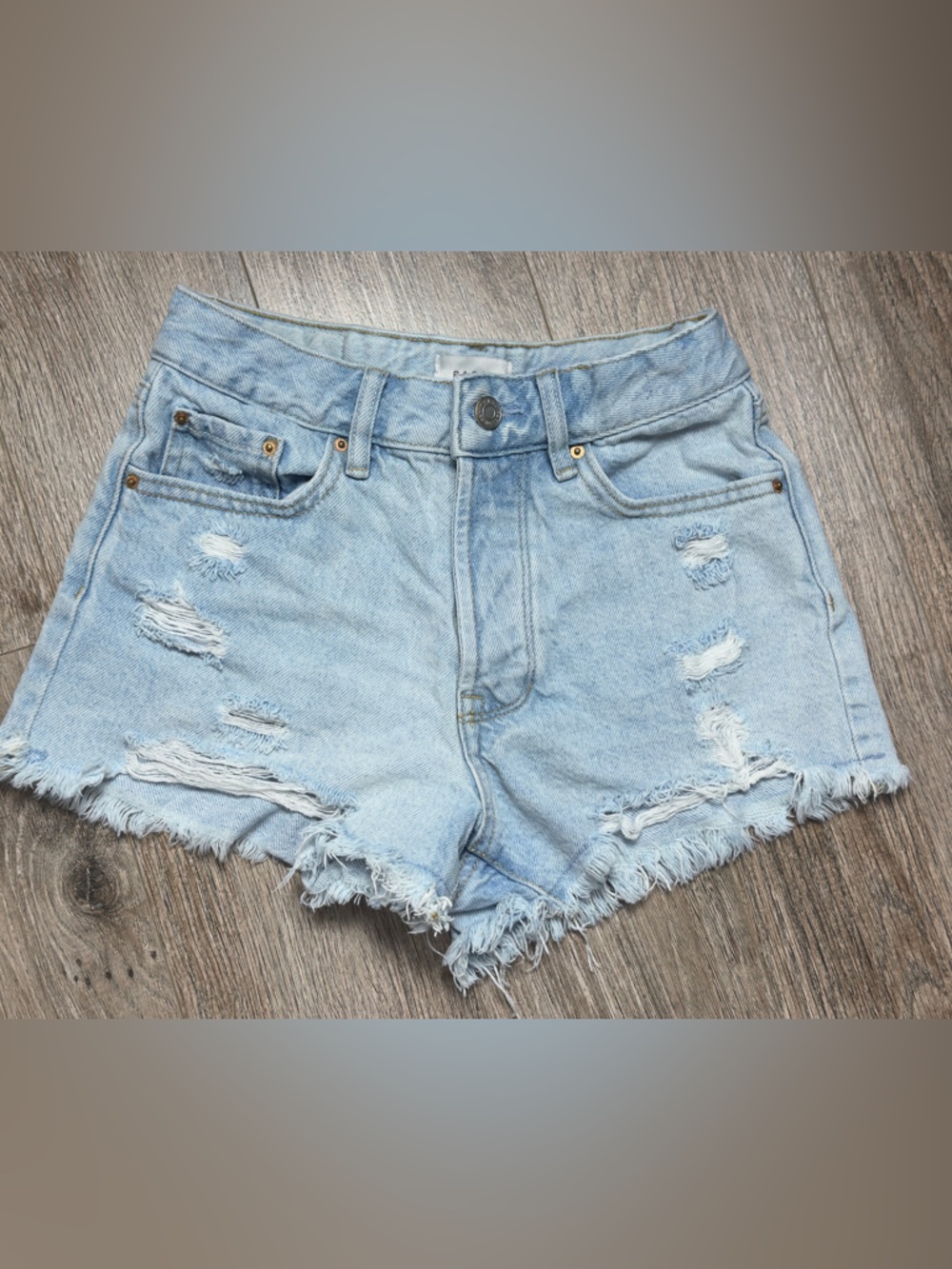 Pacific Sunwear Light Blue Denim Shorts